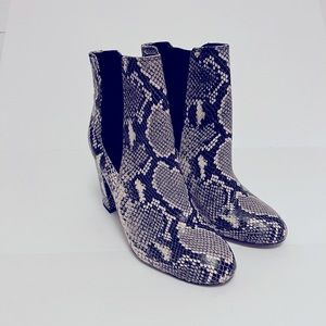 Sam Edelman snakeskin booties